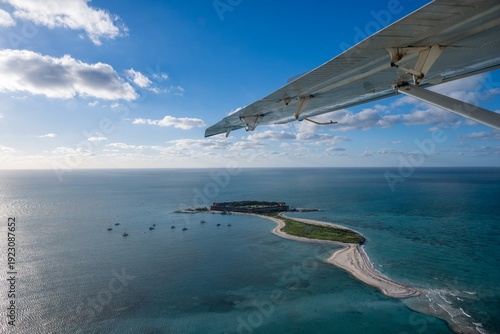 Wallpaper Mural Seaplane view of Fort Jefferson at Dry Tortugas National Park Torontodigital.ca