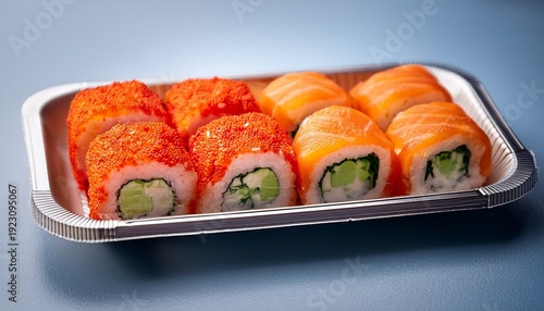 Sushi Style Snack Roll Pack Imitation Crab Or Salmon Tofu Single Serve Package