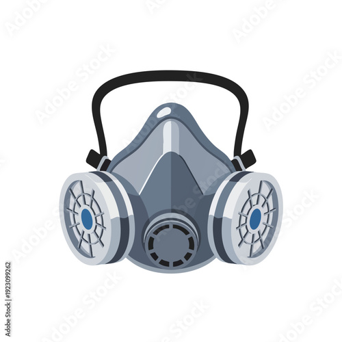 Protective Respirator Mask for Industrial and Safety Use