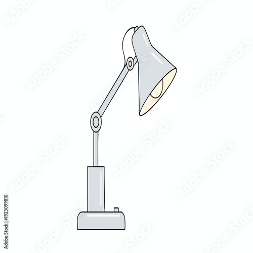 Modern Adjustable Desk Lamp for Reading and Working Spaces