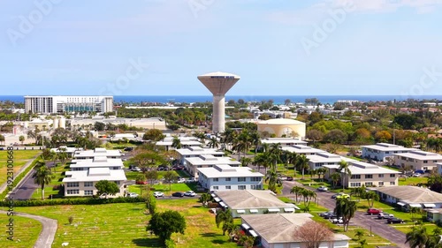 Aerial video Boynton Beach water tower 2026