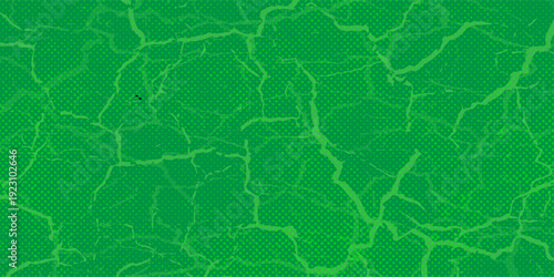 Abstract Green Grunge Background Design Template. eps 10