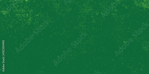 Abstract Green Background with Intense Gritty Stippling Texture