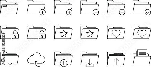 Collection of black brush stroke smudge stamps and marks