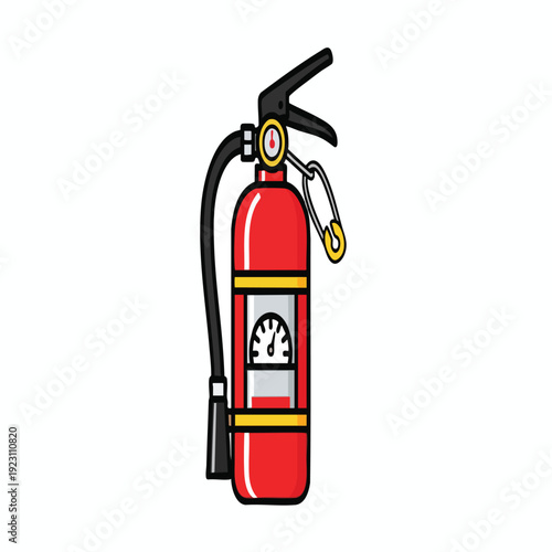 Emergency Fire Extinguisher for Safety and Fire Prevention in Public Spaces