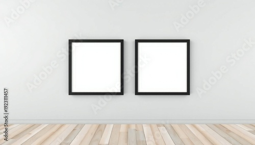 Minimalist wall art display