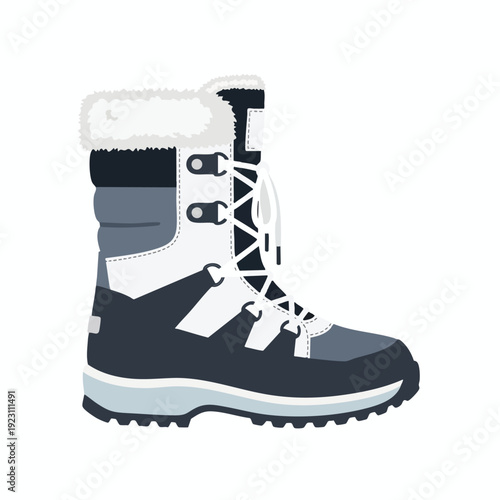 Winter Hiking Boot in Cold Weather Environment for Outdoor Adventures
