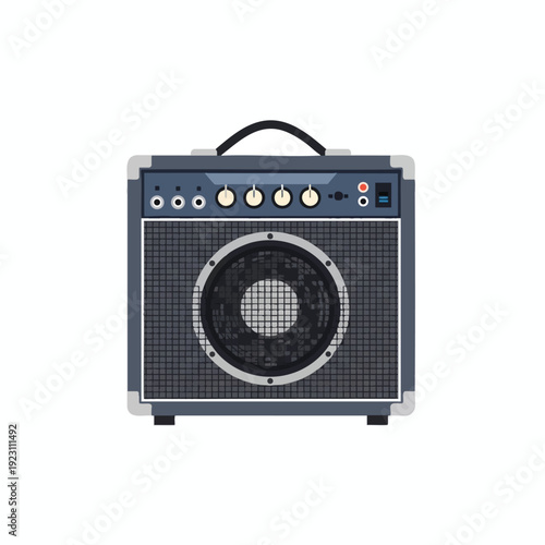 Compact Portable Electric Guitar Amplifier for Musicians and Performing Artists