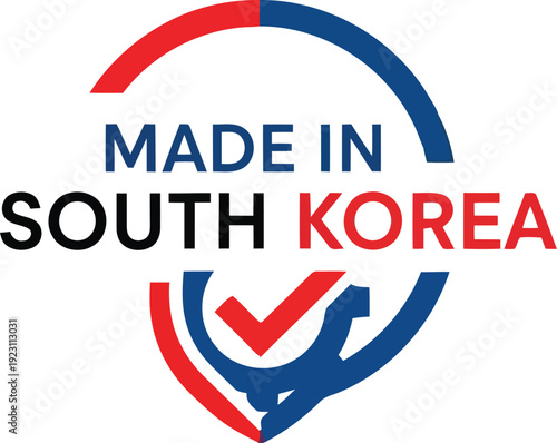 Made in South Korea Logo Design for Quality Assurance and Trust