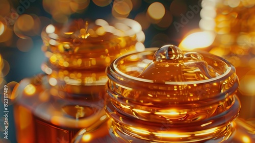 A photo of cannabis extracts in amber jars.
