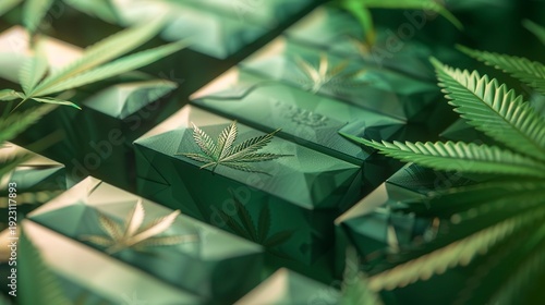 A photo of cannabis rolling paper packs