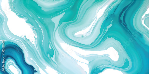 Abstract blue background with flowing lines and wave shapes, a concept of water and ocean art
