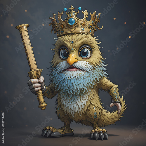 ruler mascot as vaccinator