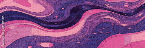 Abstract seamless pattern with chaotic wave elements. Backdrop for your design.