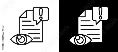 Vision Statement Whiteblack icon