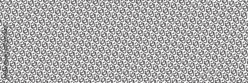 Black snake skin pattern isolated on white background eps 10