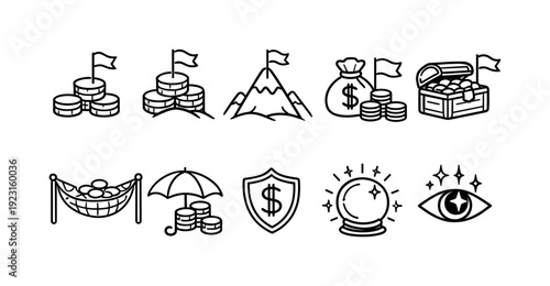 Home appliance linear icon set. Electronics, kitchen, household items line vectors