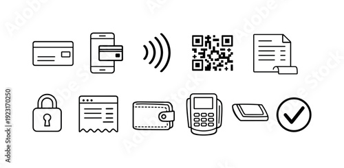 Weather, climate outline icon set. Atmospheric conditions and forecast symbols collection