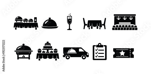 Home repair and tools outline icon set. Construction, diy, equipment linear collection