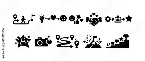 3D music icon set. Instruments, notes icons in 3d collection