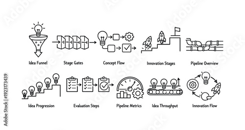 E-commerce, shopping flat icon set. Online retail, digital store icons collection