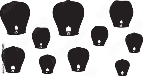 Collection of black swim caps with white logos displayed