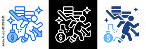 Debt Increase triplestyle icon