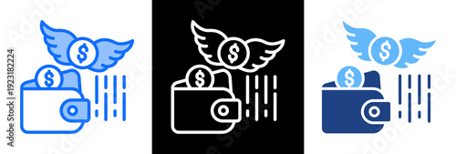 Money Shortage triplestyle icon