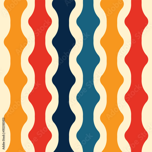 Colorful Unique Pattern Wallpaper Vector