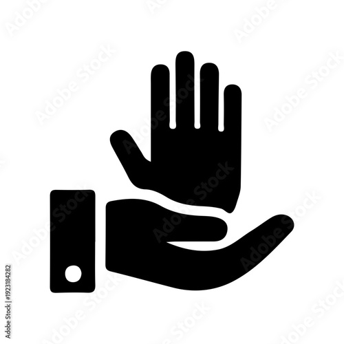 Stop Hand Gesture Icon