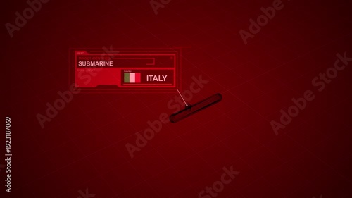A Italy Submarine is identified on Military Radar