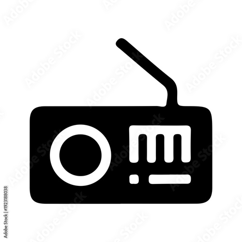 Vintage Radio Receiver Icon