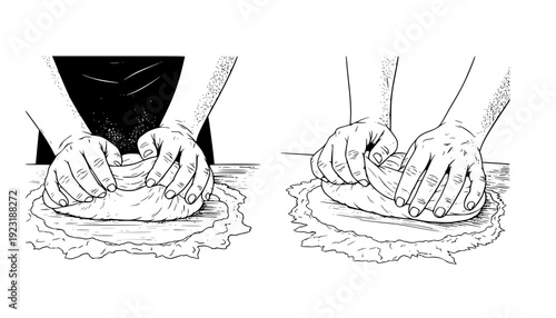 Macro of Hand Pressing into Soft Squishy Puffy Texture, High Energy Sensory and Tactile Design Concept