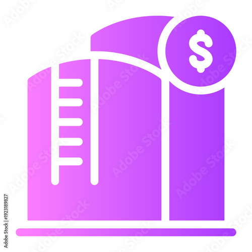 money gradient icon
