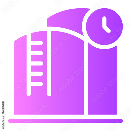 time gradient icon