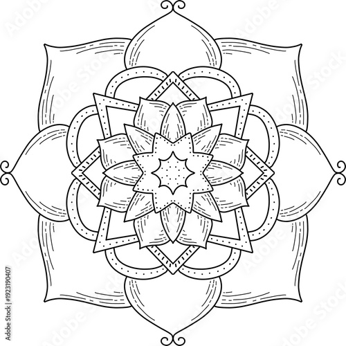 abstract floral pattern