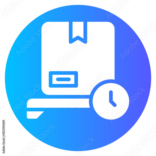 time gradient icon