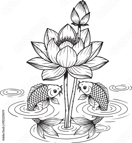 vector illustration of a flower