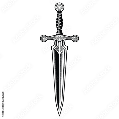 Tableau sur toile two crossed swords