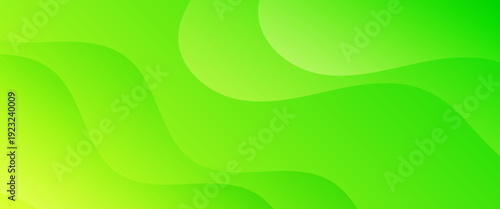 green background. fresh vector background featuring smooth, overlapping organic waves in lime and emerald gradients. Perfect for eco-friendly branding, spring themes, and modern web headers.