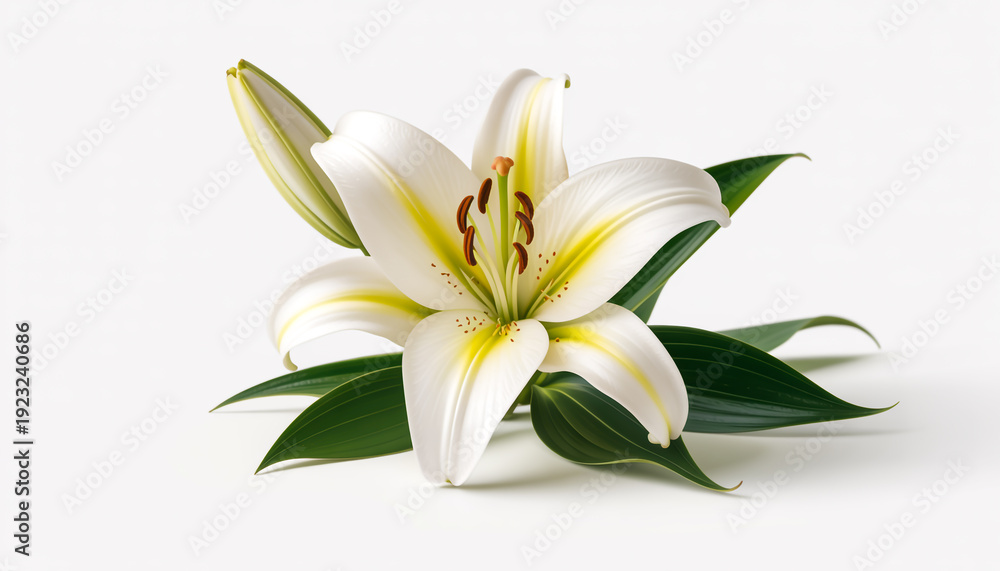 Obraz premium white frangipani flower