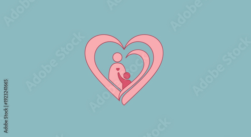 Nurturing love and care in a heartwarming embrace