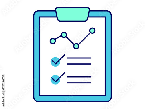 Financial report icon. Finance icon design. Simple filled and outline style. Vector icon.