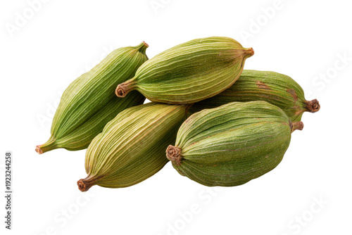 Wallpaper Mural Pile of Green Cardamom Pods with Ribbed Texture on Black Background spice seeds, Png, Isolated on Transparent Background, Cut Out Torontodigital.ca