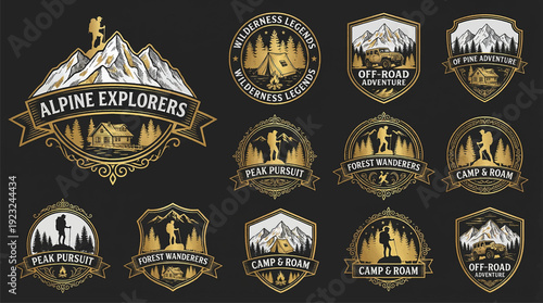 Modern Emblem and Logo Collection for Branding and Design