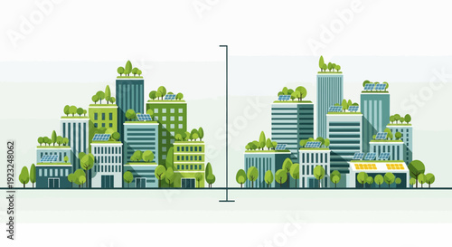 Eco-Friendly Urban Living: A Comparison of Green City Design and Sustainable Architecture