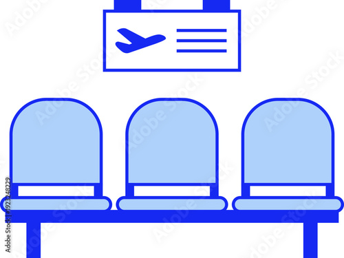Airport Service Icon Element Set