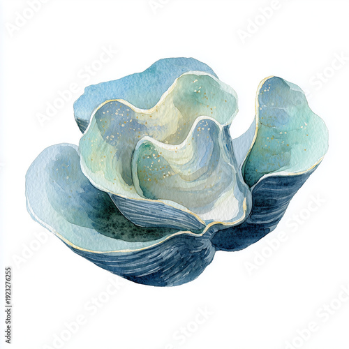 Wallpaper Mural Watercolor Sea Animals and seaweed Set – Underwater Clipart Collection Torontodigital.ca