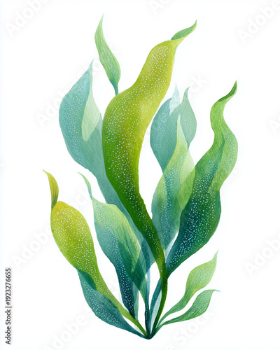 Wallpaper Mural Watercolor Sea Animals and seaweed Set – Underwater Clipart Collection Torontodigital.ca