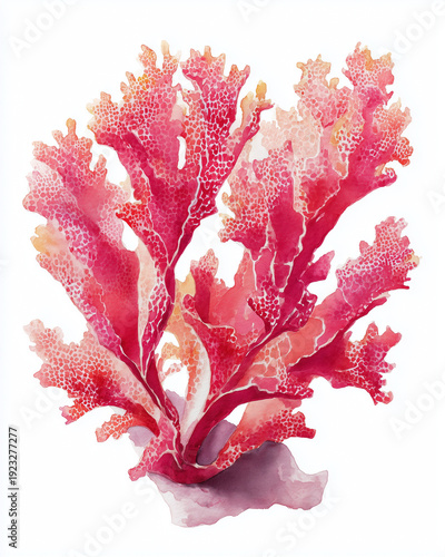 Wallpaper Mural Watercolor Sea Animals and seaweed Set – Underwater Clipart Collection Torontodigital.ca